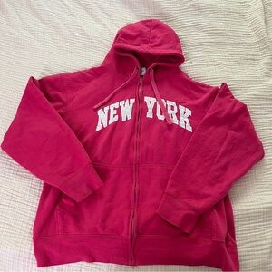 New York zip up